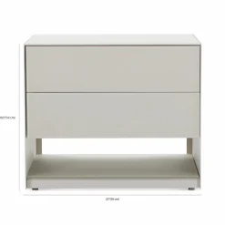 Absolute - 2-Drawer Nightstand with 2 Drawers by Trica