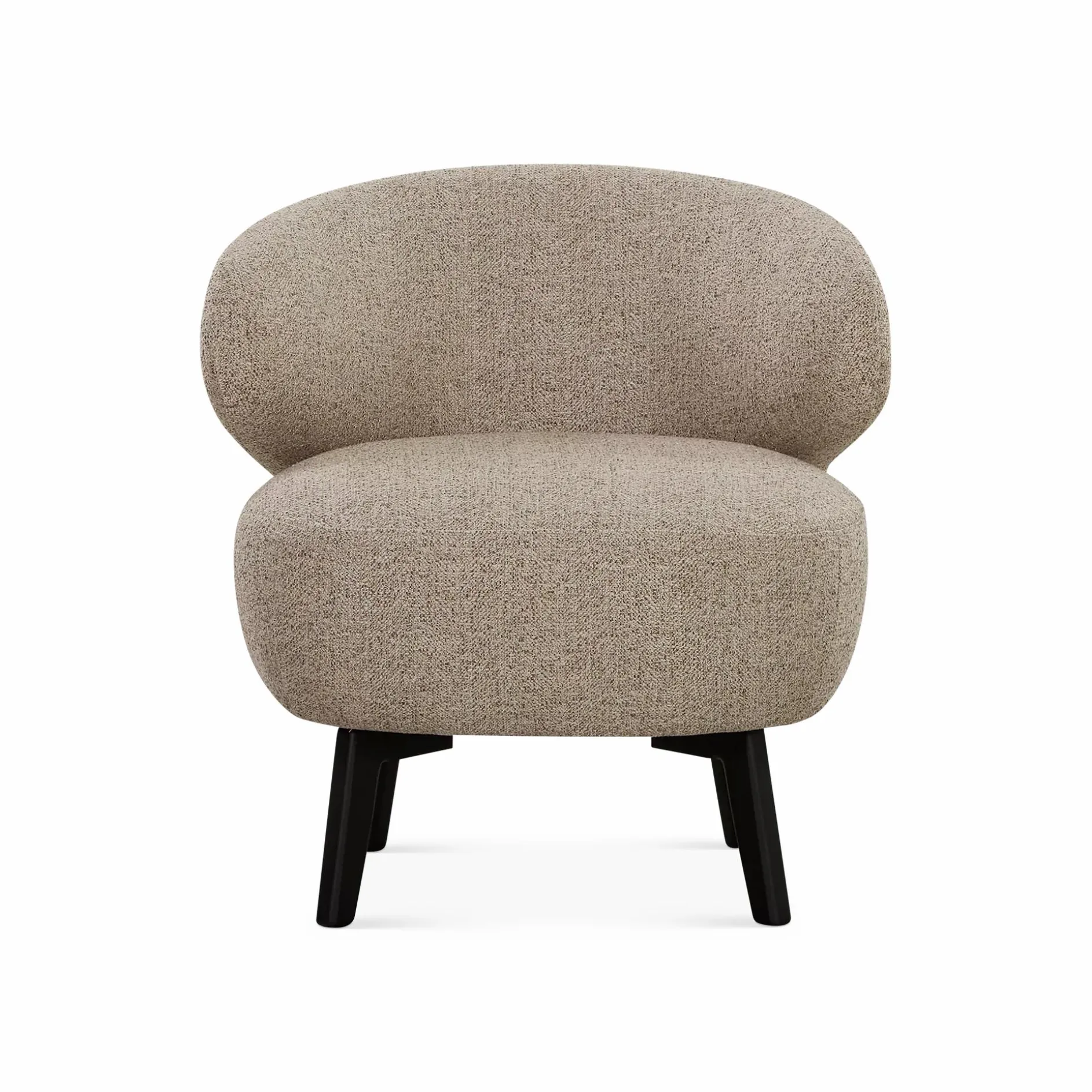 Aila - Fabric-Upholstered Armchair by Furninova