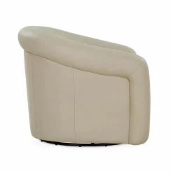 Aksel - Leather Swivel Armchair