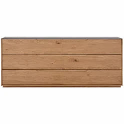 Alexia - 6-Drawer Wood Dresser by Mobican