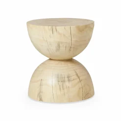 Aliza - Solid Pine Side Table by Four Hands