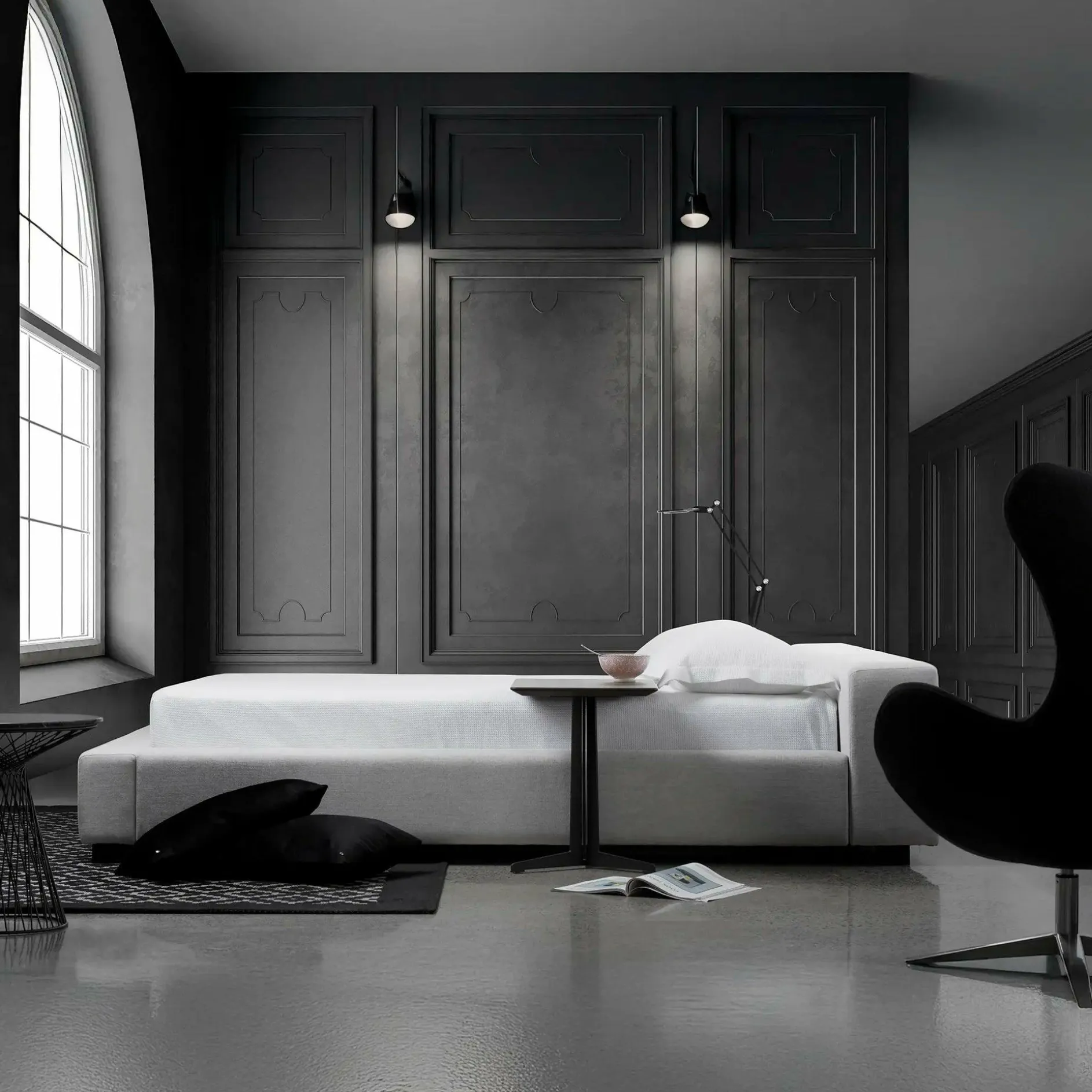 Ampio - Upholstered Bed by Romano