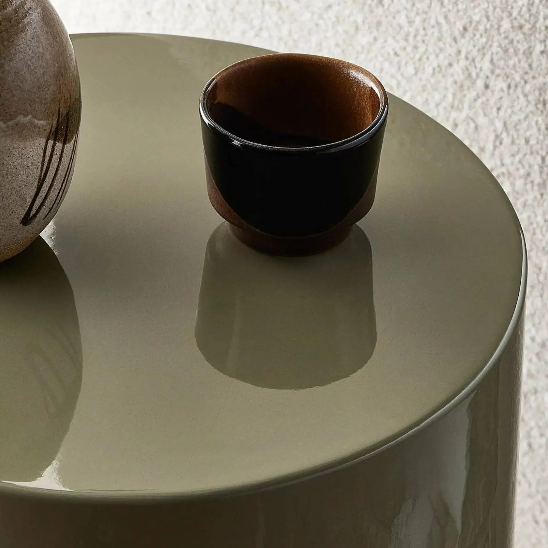 Ara - Concrete Side Table by Four Hands