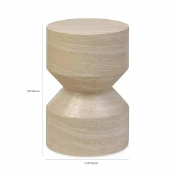 Ara - Concrete Side Table by Four Hands