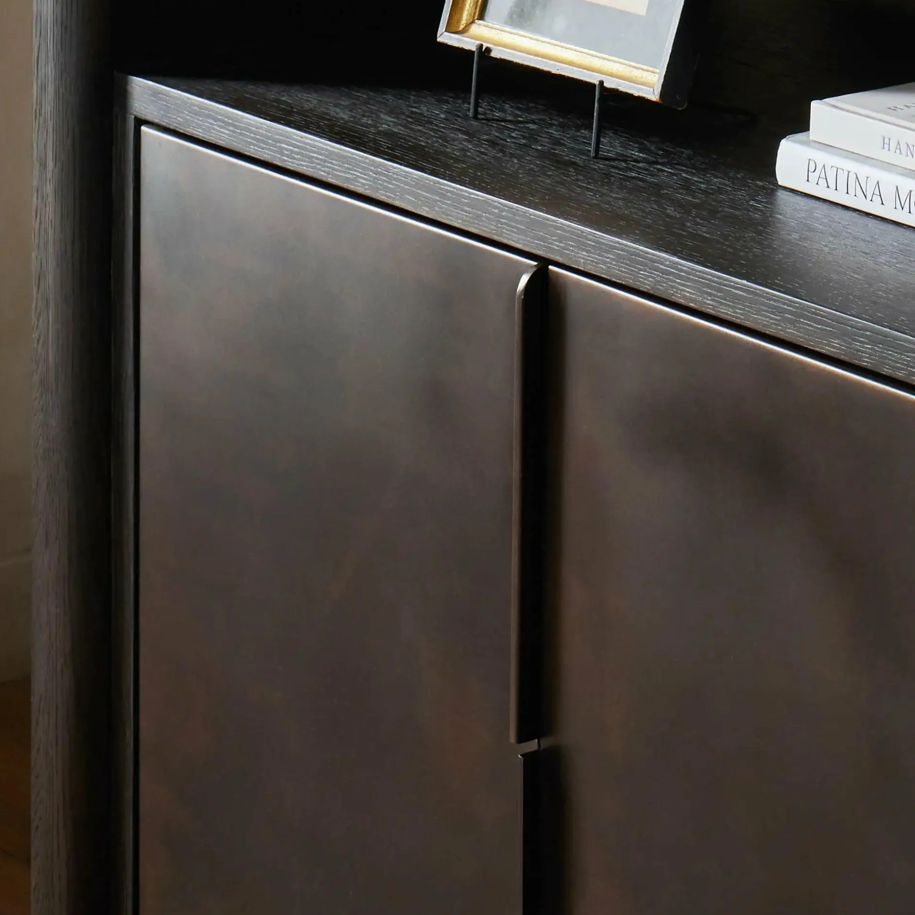 Arlington - Oak Wood and Iron Bookcase by Four Hands