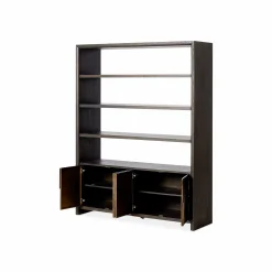 Arlington - Oak Wood and Iron Bookcase by Four Hands
