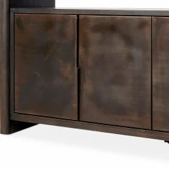 Arlington - Oak Wood and Iron Bookcase by Four Hands