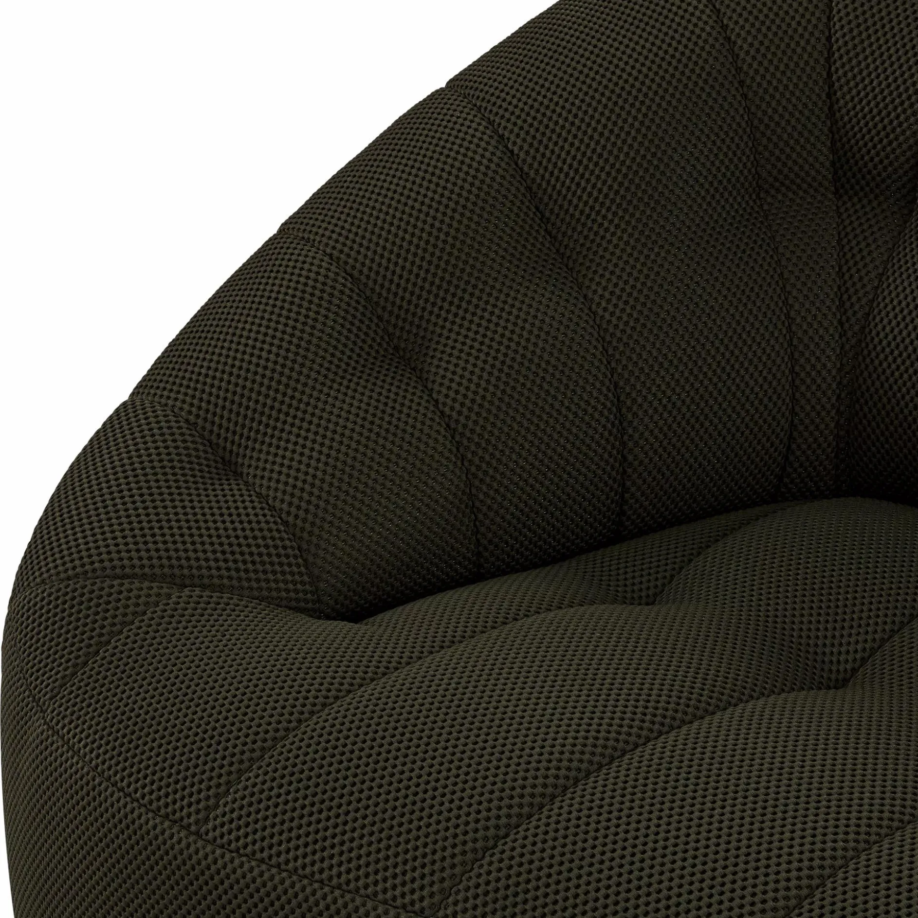 Armonia - Channel Tufted Fabric Sofa by Miki Ferrari