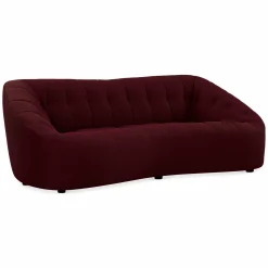 Armonia - Channel Tufted Fabric Sofa by Miki Ferrari