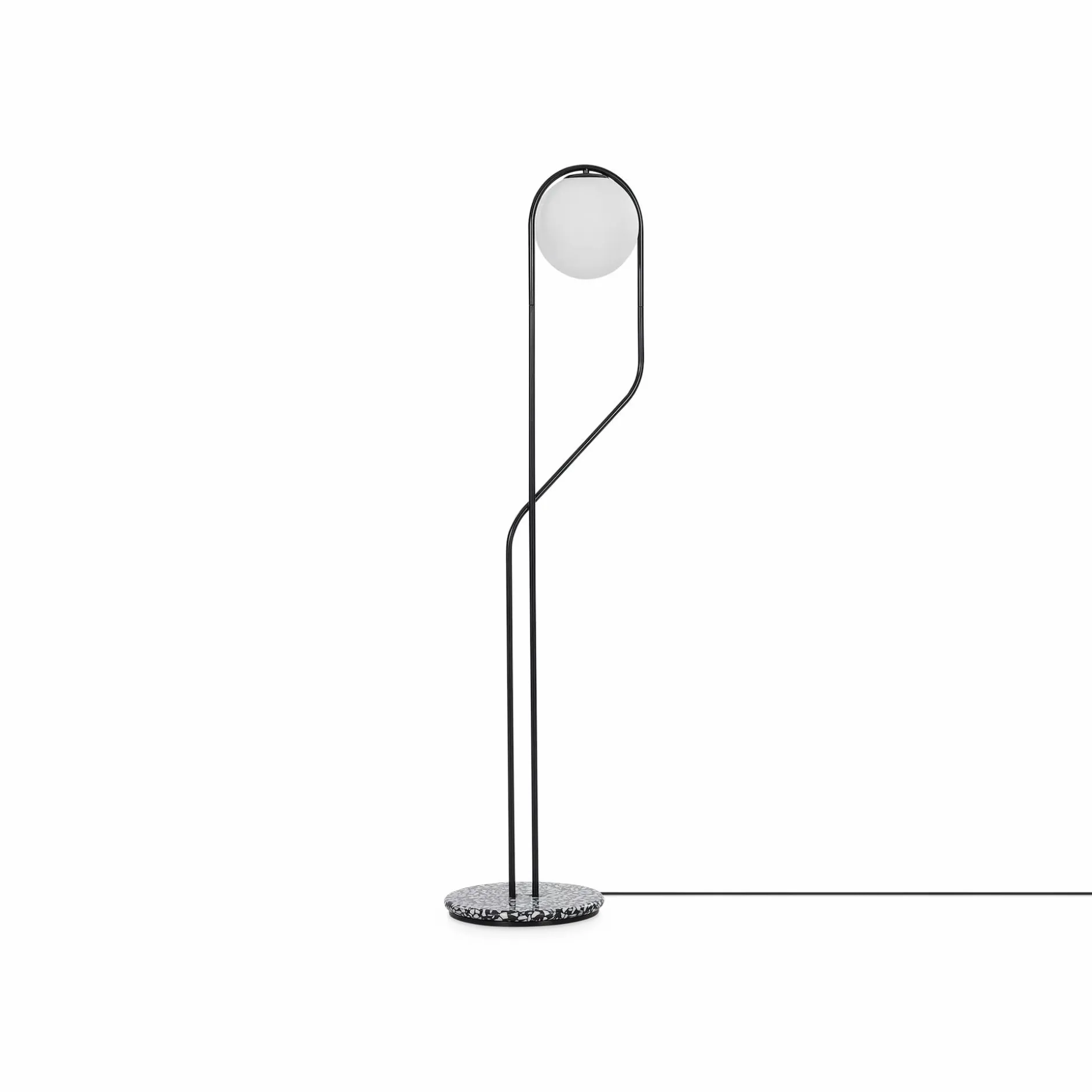 Astree - Glass and Marble Floor Lamp by Ligne Roset