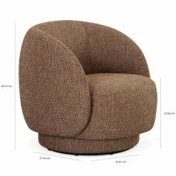 Ava - Swivel Chair by Furninova