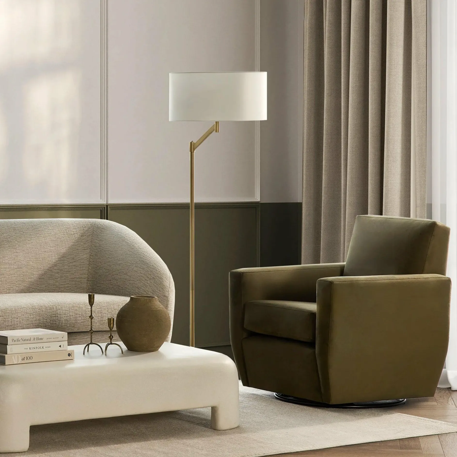 Avalon - Swivel Armchair by Romano