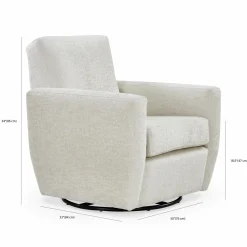 Avalon - Swivel Armchair by Romano