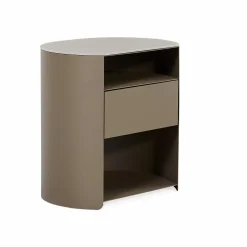 Bean - Nightstand with Glass Top