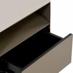 Bean - Nightstand with Glass Top