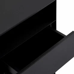 Bean - Nightstand with Glass Top