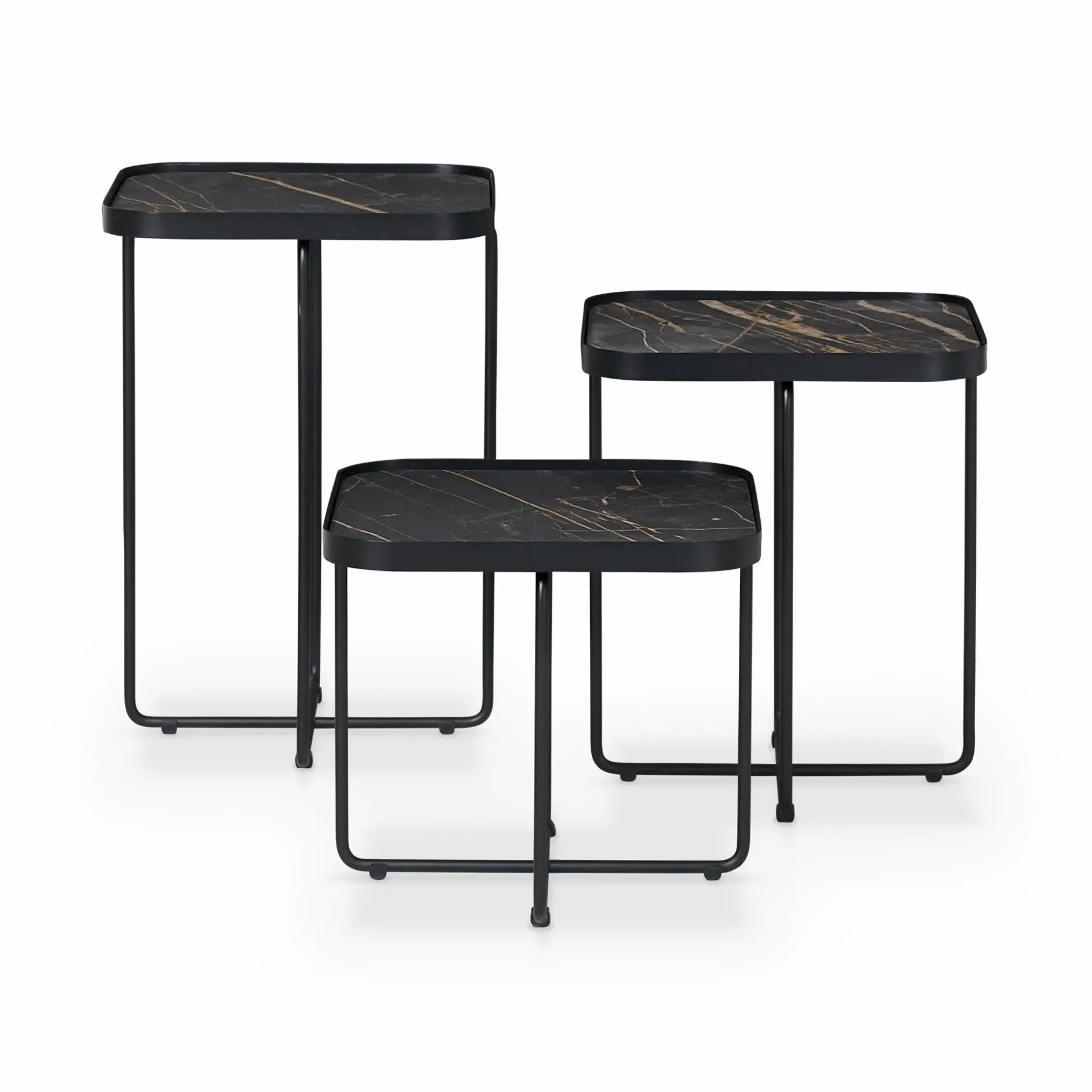Benny - Set of 3 Side Tables by Cattelan Italia