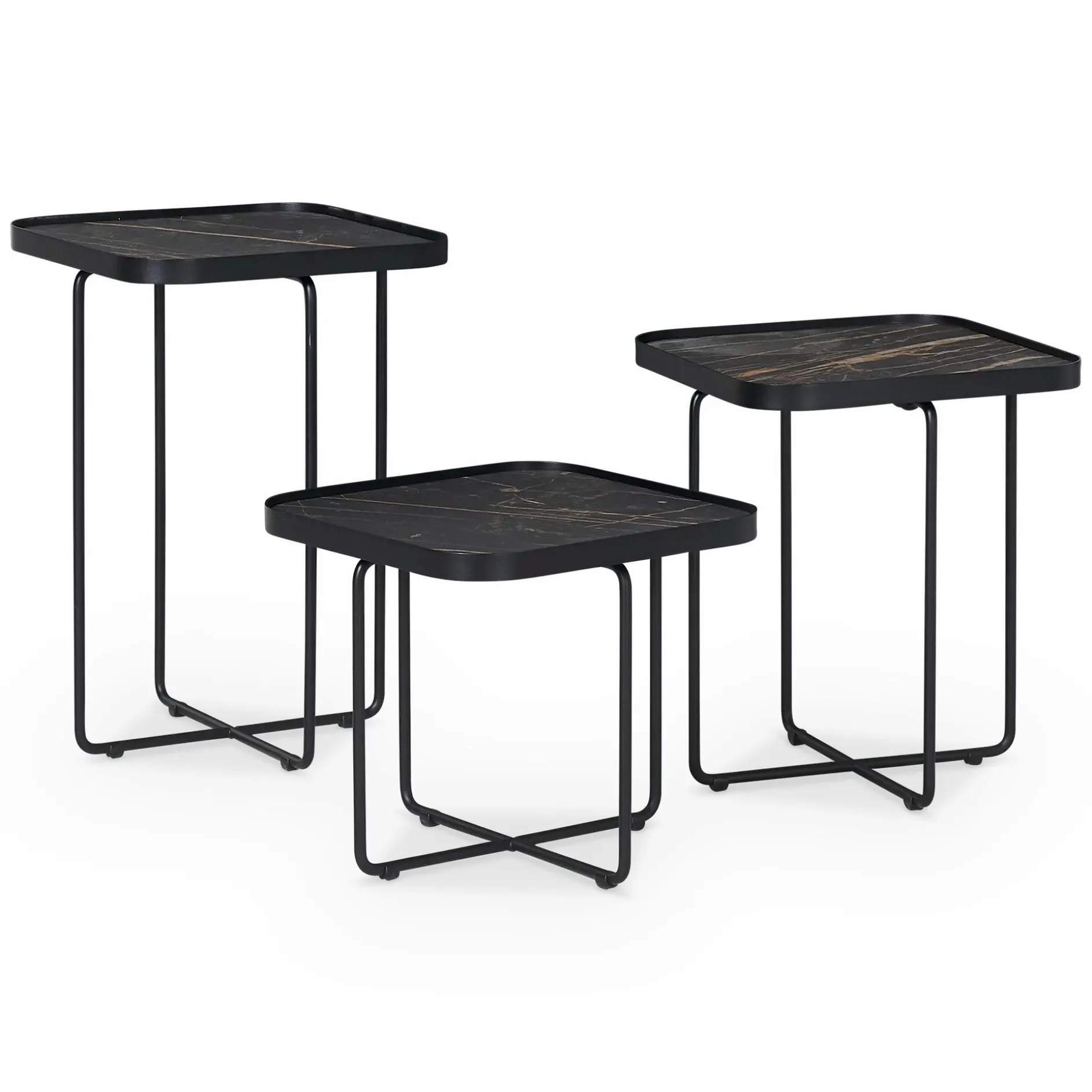 Benny - Set of 3 Side Tables by Cattelan Italia