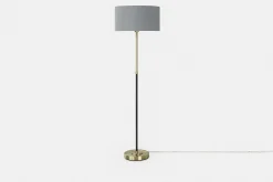 Bergen - Antique Brass Floor Lamp