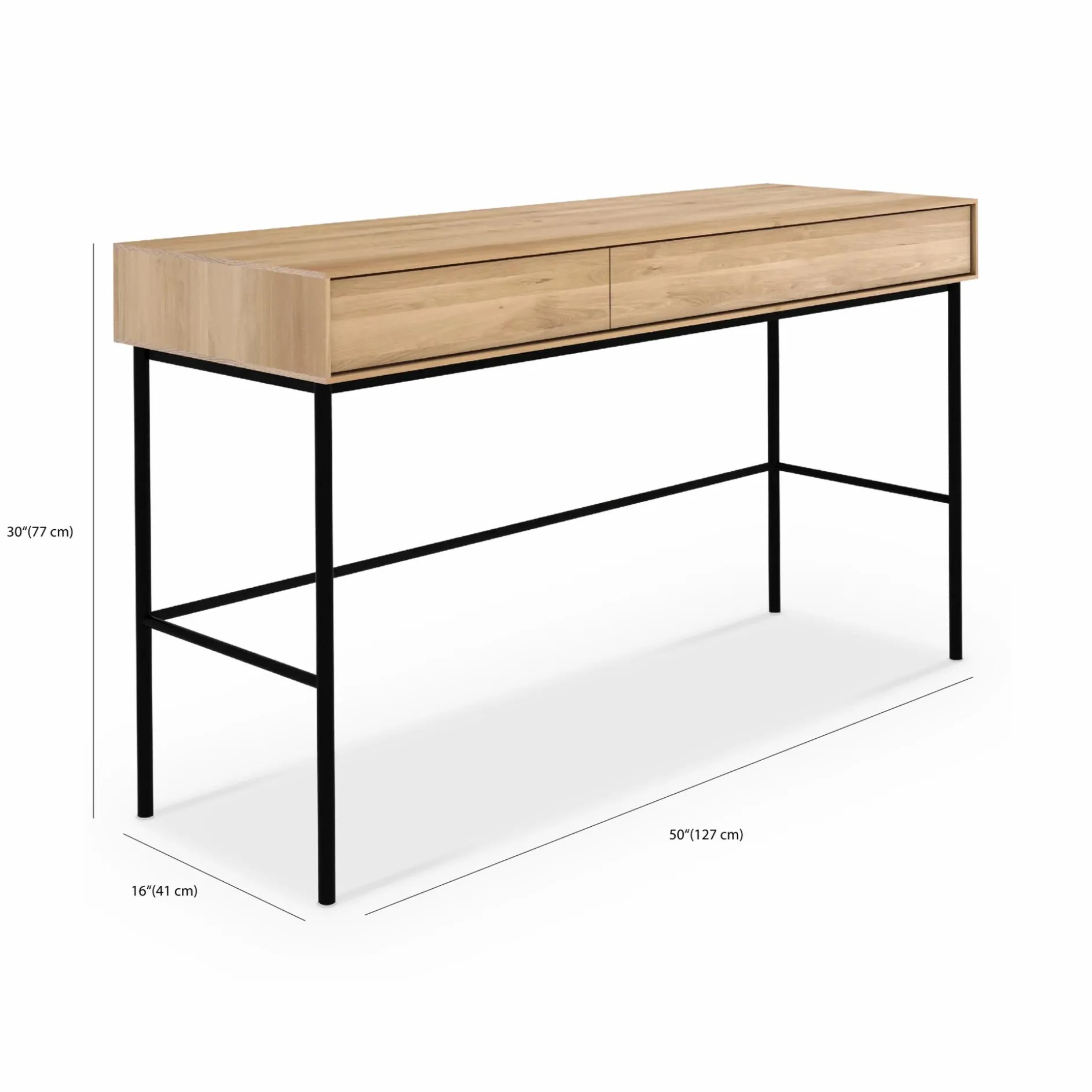 Bird - Solid Oak Desk by Ethnicraft