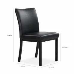 Biscaro - Padded Faux Leather Upholstered Dining Chair by Trica