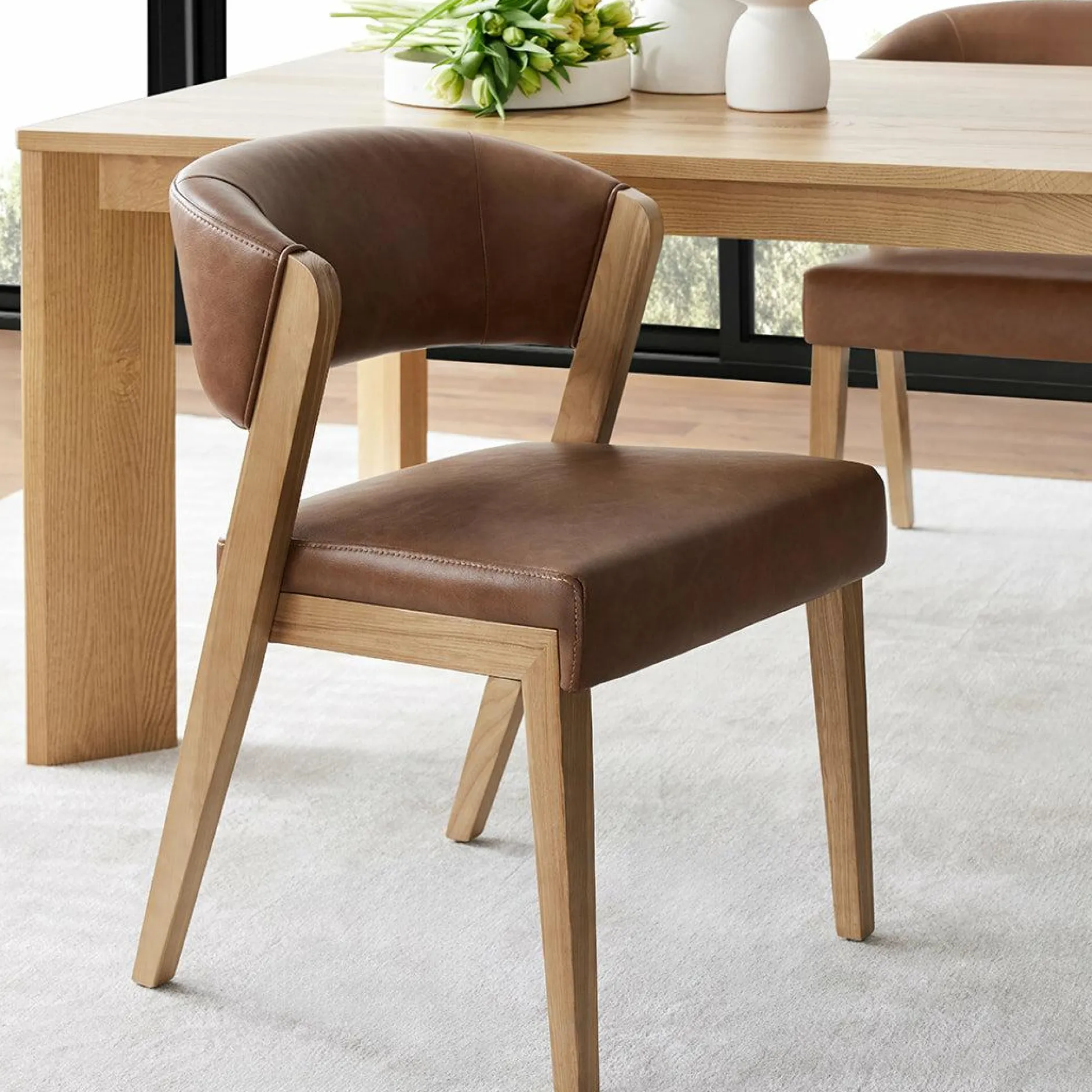 Bélair - Dining Chair in Faux Leather