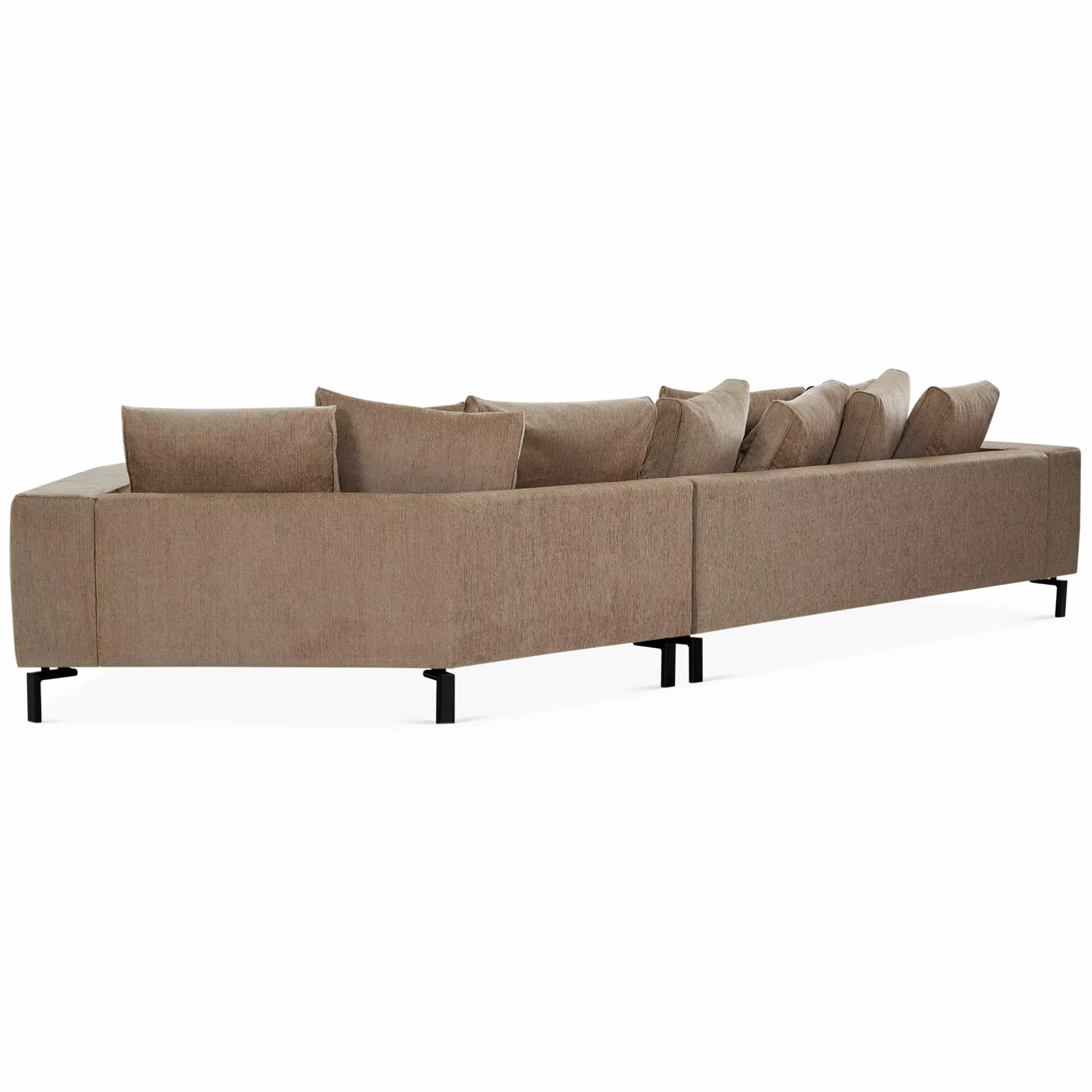 Blues Night - Fabric-Upholstered Sectional Sofa by Furninova