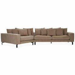 Blues Night - Fabric-Upholstered Sectional Sofa by Furninova