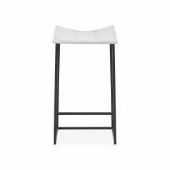 Bocca - Metal and Fabric Stool by Trica
