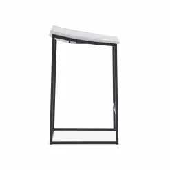 Bocca - Metal and Fabric Stool by Trica