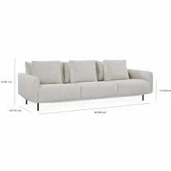 Bolero - 4-Seater Sofa by Furninova