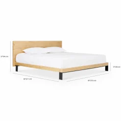 Bora - Wood Bed by Mobican
