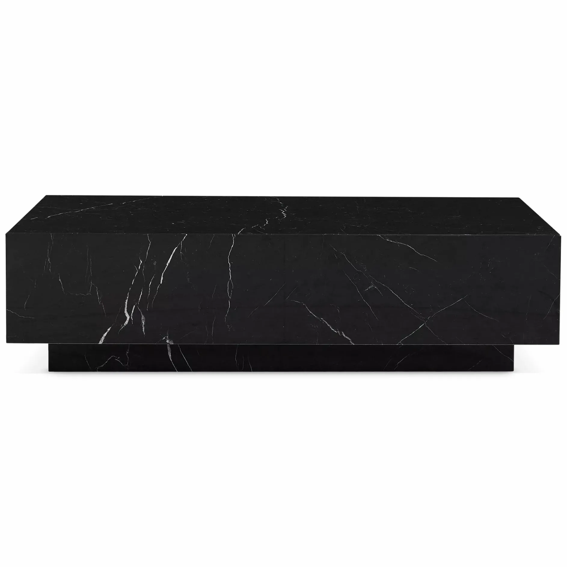 Box - Black Marble Coffee Table