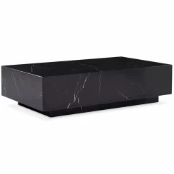 Box - Black Marble Coffee Table