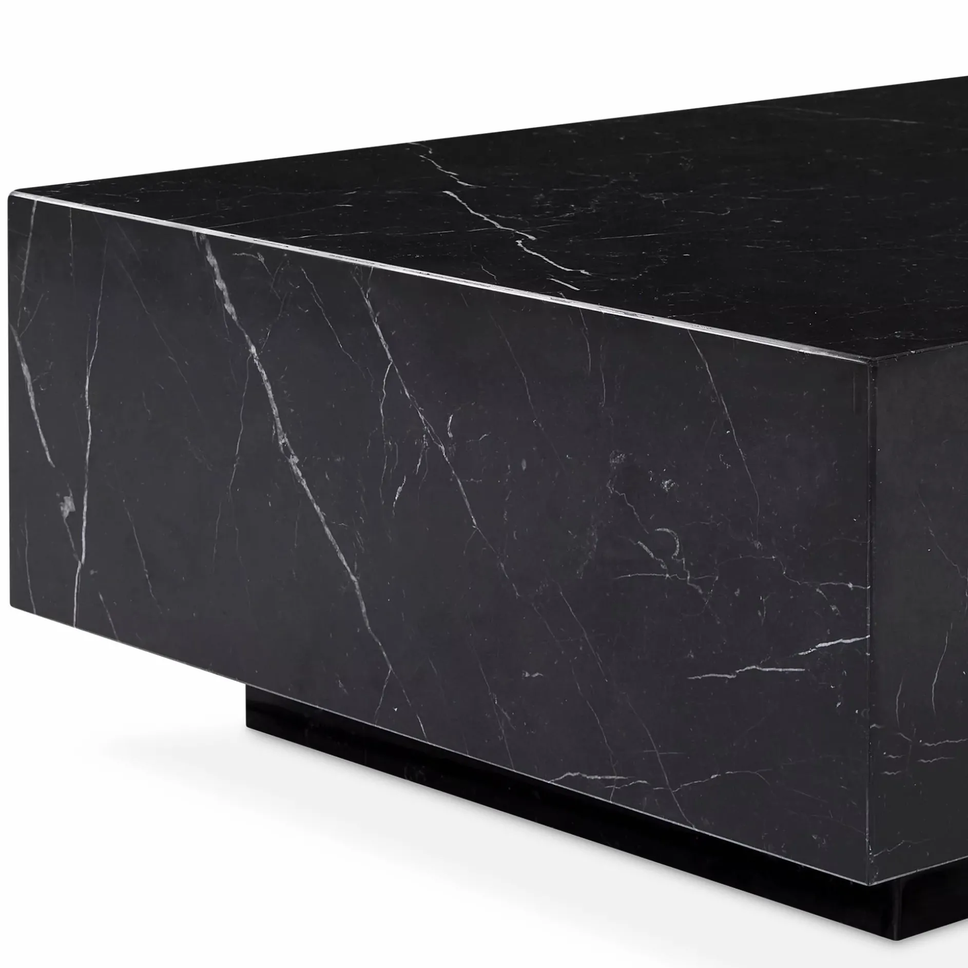 Box - Black Marble Coffee Table
