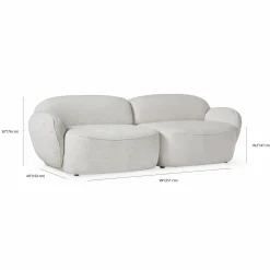 Bubble - Fabric Sofa by Furninova