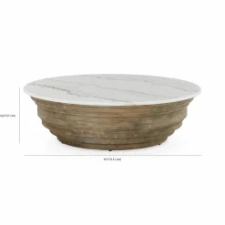 Caldwell - Marble Coffee Table by Four Hands