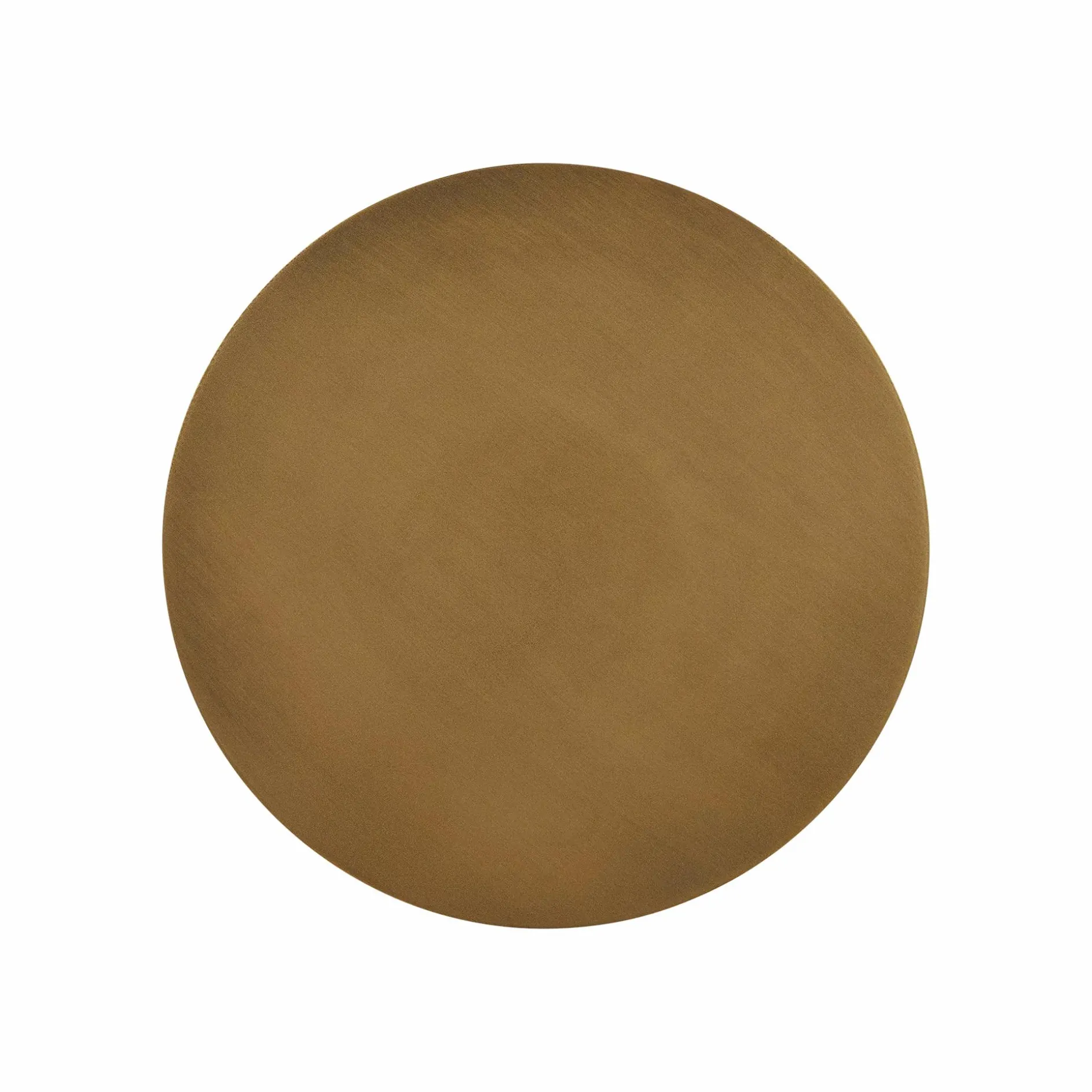 Calhoun - Antique Brass Pedestal Table by Four Hands