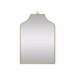 Calliope - Antique Brass Mirror