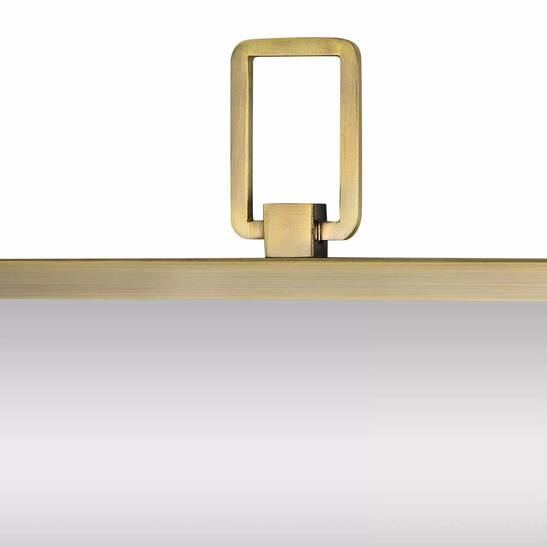 Calliope - Antique Brass Mirror