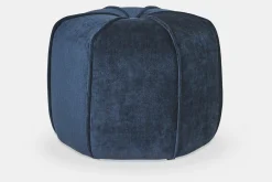 Candy - Round Velvet Pouf by Furninova