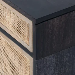 Carmel - Desk with Rattan Drawers