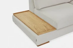 Cartago - Sectional Sofa with Tray Table by Furninova