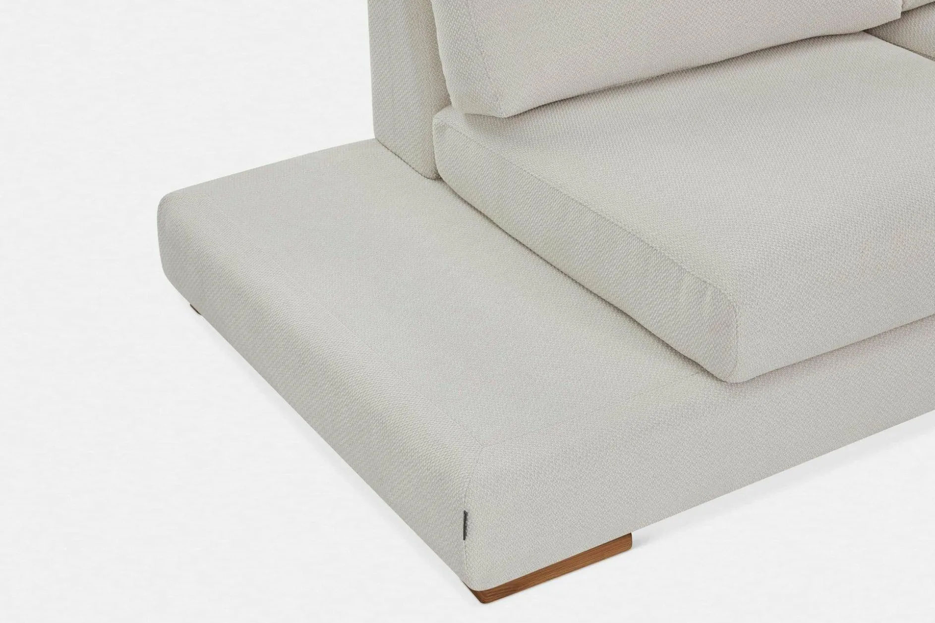 Cartago - Sectional Sofa with Tray Table by Furninova