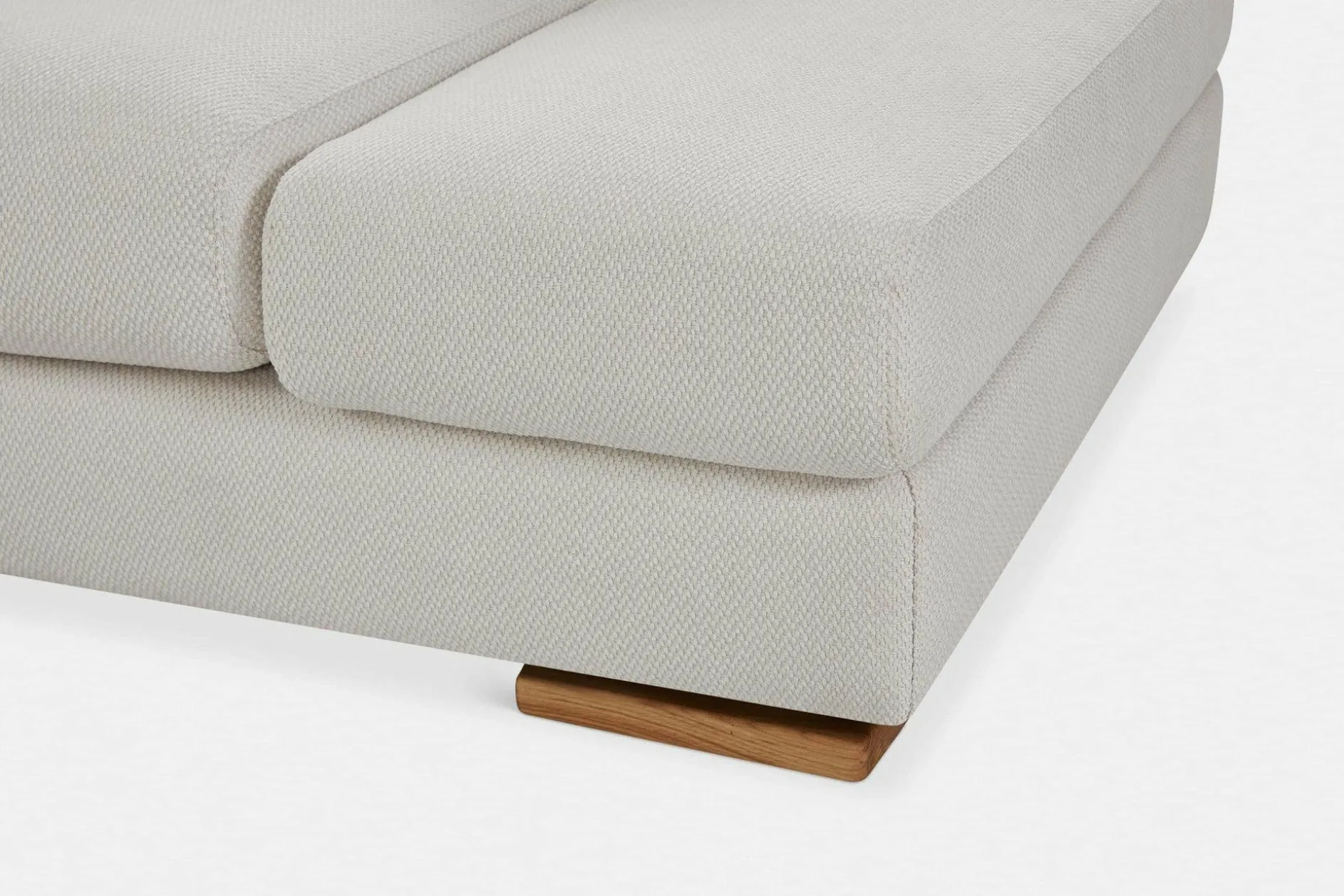 Cartago - Sectional Sofa with Tray Table by Furninova