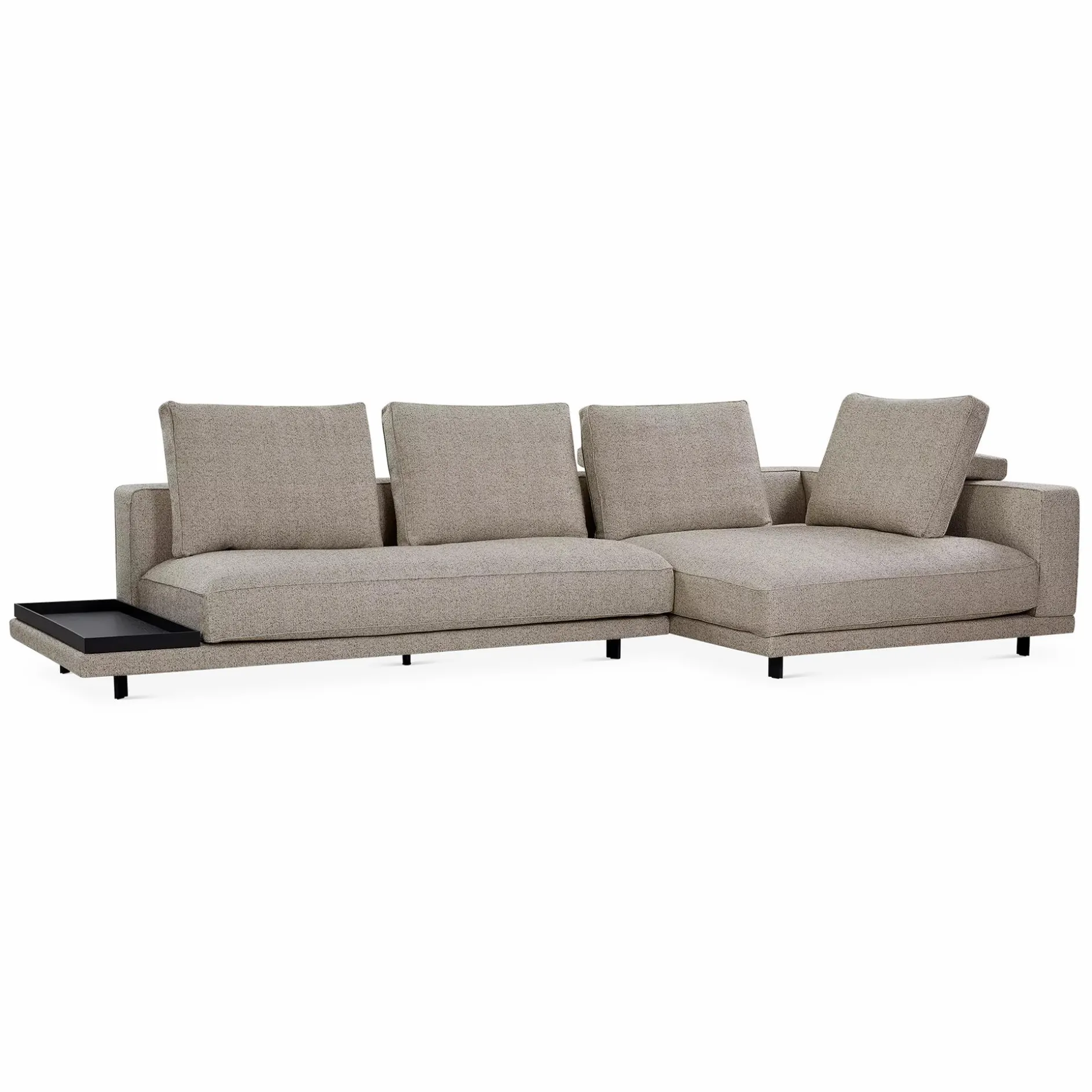 Catena Dusk - Fabric-Upholstered Sectional Sofa by Furninova