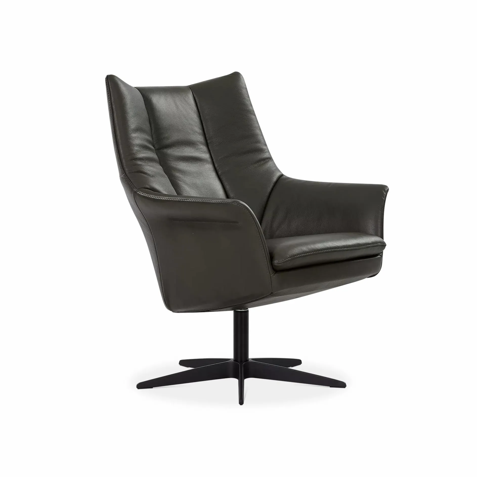 Charoit - Leather Swivel Chair by Gealux