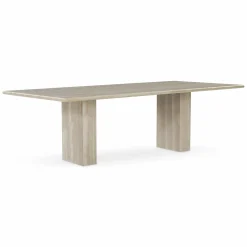 Climax - Travertine Dining Table