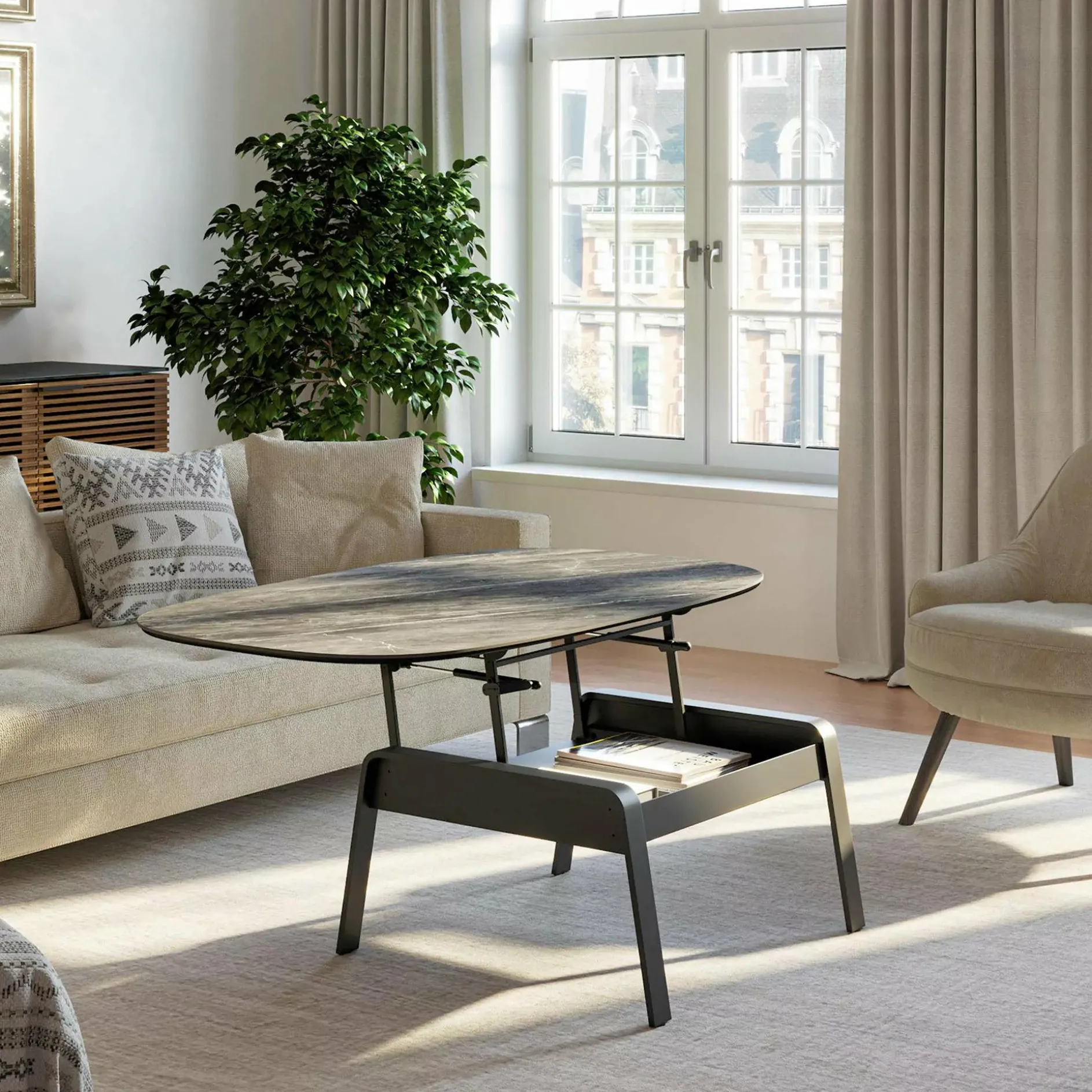 Cloud 9 1182 - Lift-Top Coffee Table by BDI