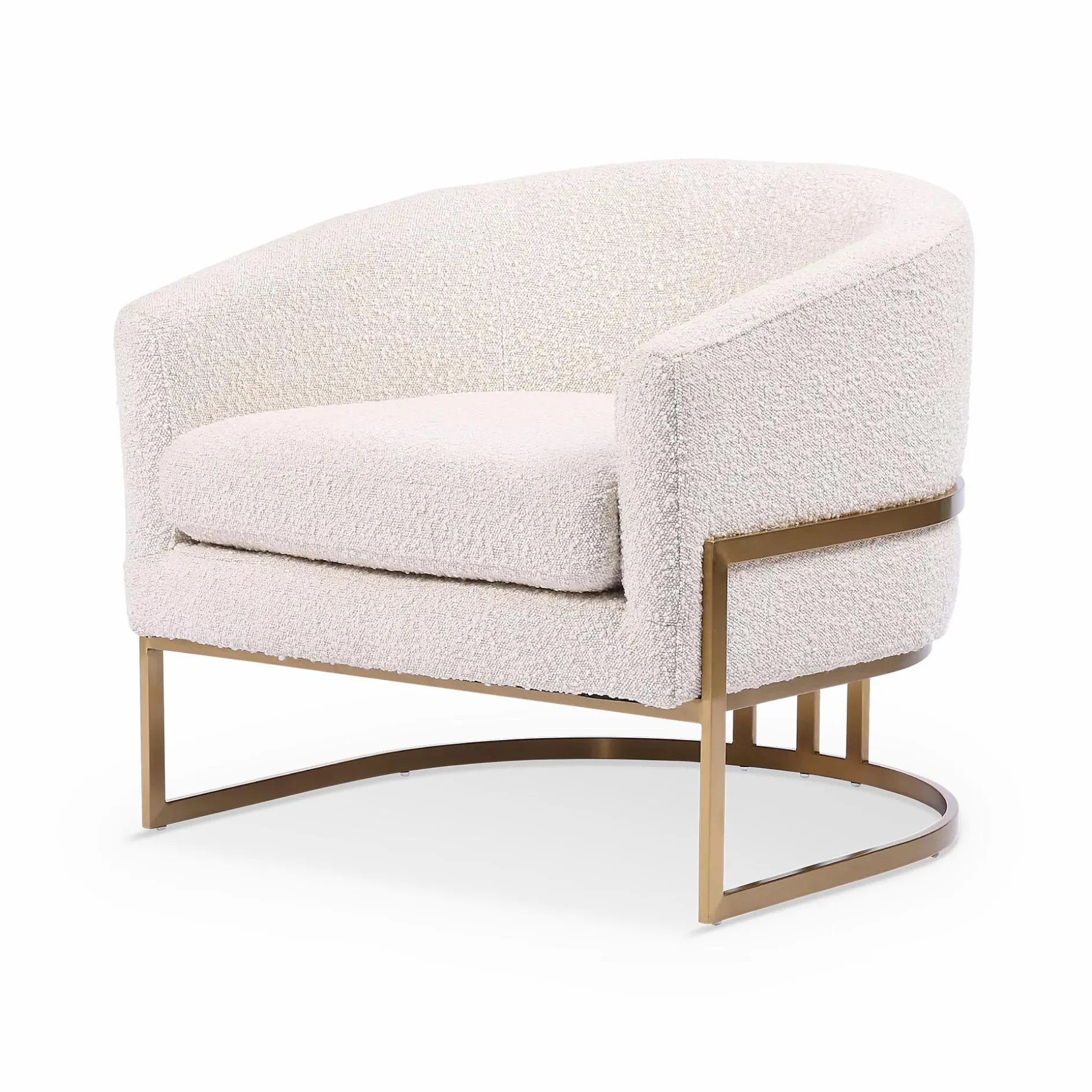Corbin - Bouclé Fabric Armchair by Four Hands